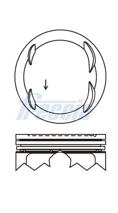 FRECCIA FP23-104000 Piston for HYUNDAI KIA