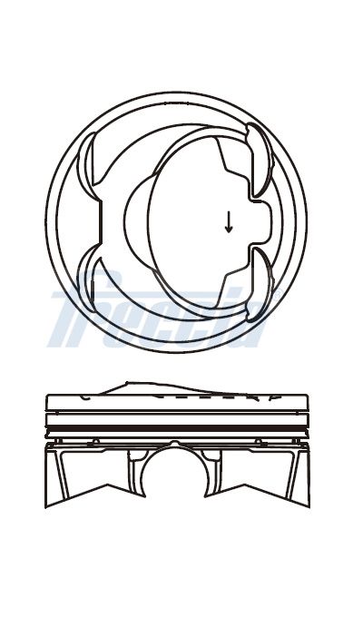 FRECCIA FP23-104200 Piston for HYUNDAI KIA