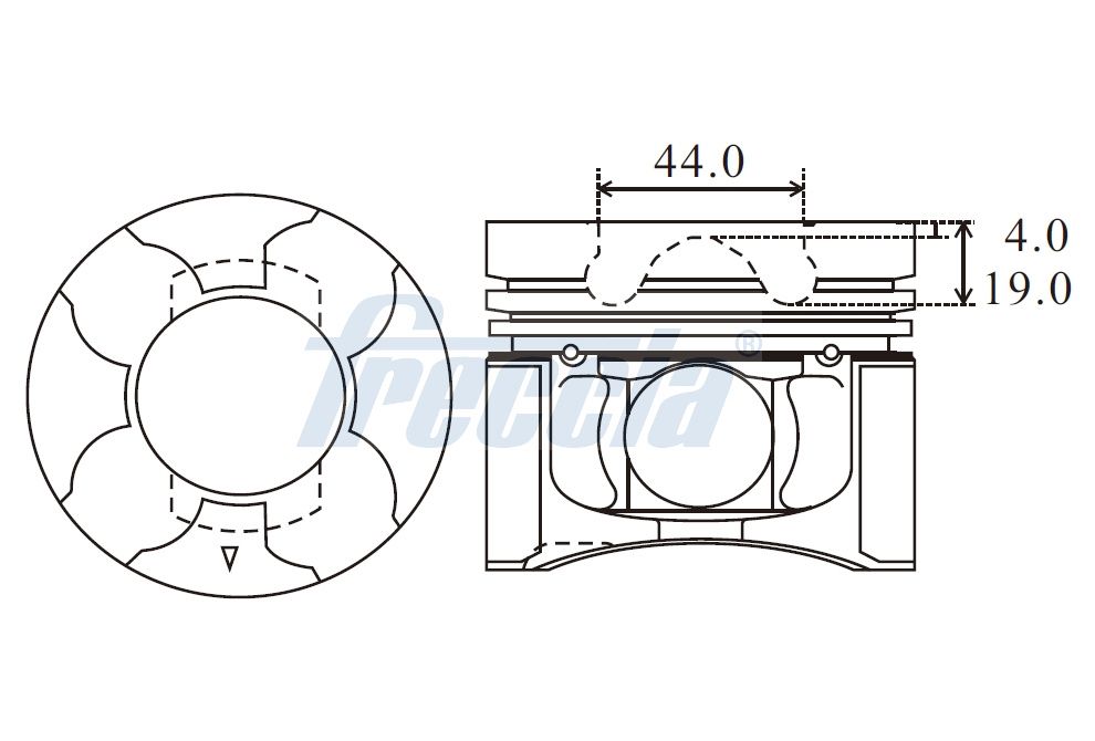 FRECCIA FP23-104450 Piston for MITSUBISHI