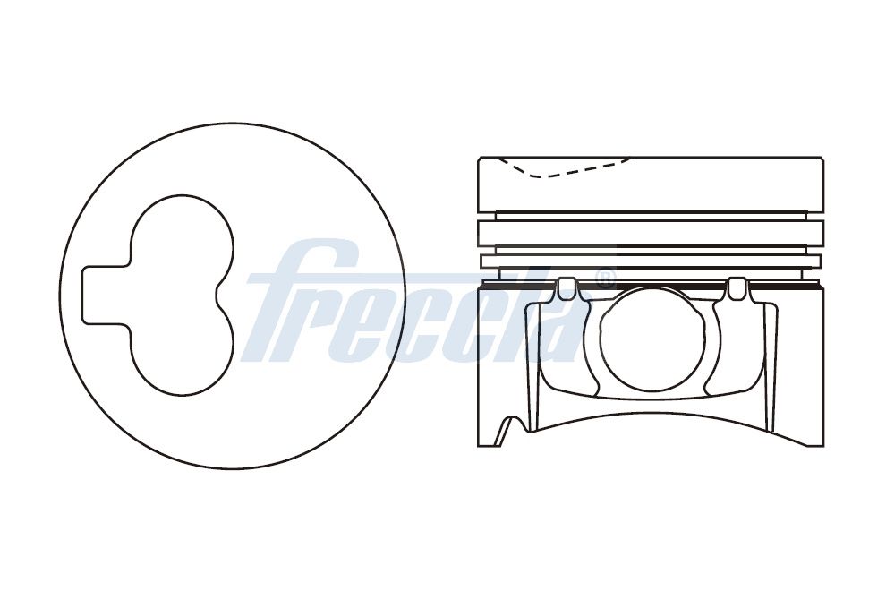 FRECCIA FP23-108300 Piston for RENAULT