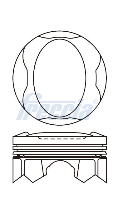 FRECCIA FP23-109100 Πιστόνι for DAIHATSU SUBARU TOYOTA