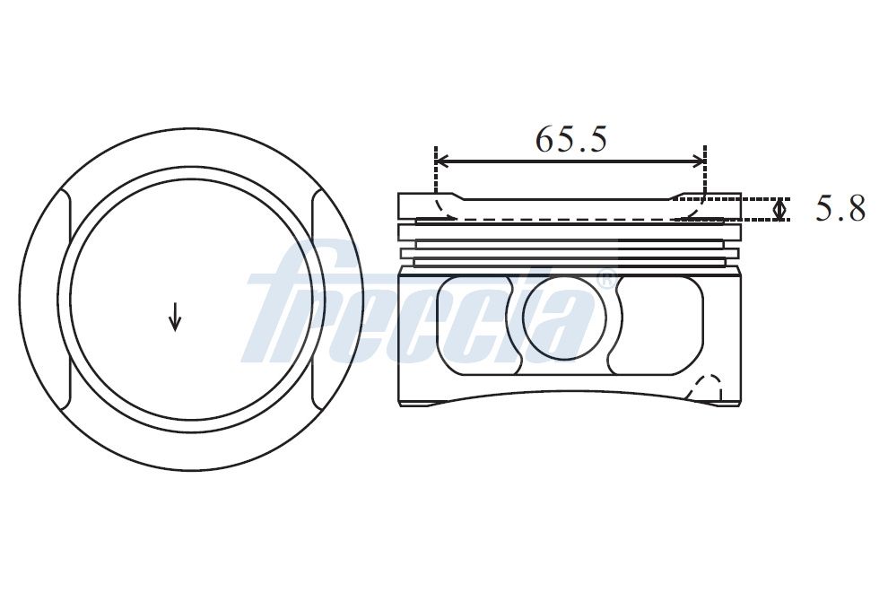 FRECCIA FP23-112050 Piston for SKODA VW