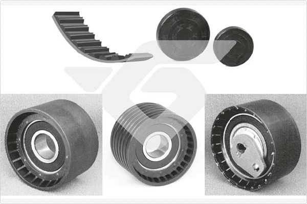 HUTCHINSON KH 252 Σετ οδοντωτού ιμάντα for RENAULT