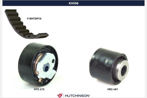 HUTCHINSON KH 506 Σετ οδοντωτού ιμάντα