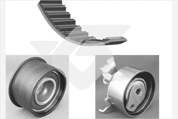 HUTCHINSON KH 96 Σετ οδοντωτού ιμάντα for CHEVROLET DAEWOO OPEL VAUXHALL