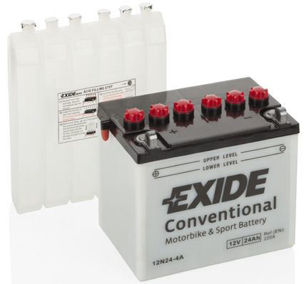 EXIDE 12N24-4A EXIDE Conventional Starter Battery