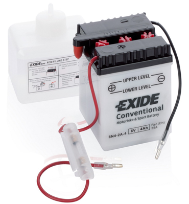 EXIDE 6N4-2A-4 EXIDE Conventional Starter Battery for HONDA YAMAHA