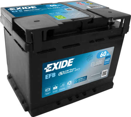 EXIDE EL600 EFB Startbatteri