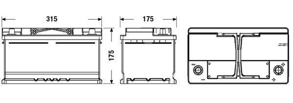 EXIDE EL752 EFB стартов...