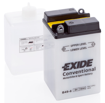 EXIDE B49-6 EXIDE Conventional Starter Battery