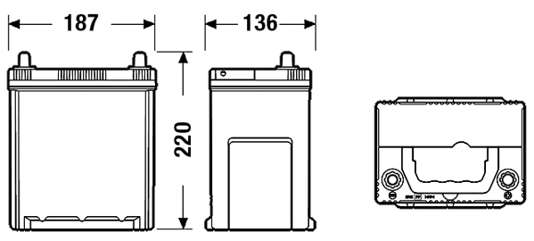 EXIDE EA406 PREMIUM *** Starter Battery for CHEVROLET CITROËN DAEWOO DAIHATSU HONDA HYUNDAI KIA LADA MARCOS MARUTI SUZUKI MAZDA 