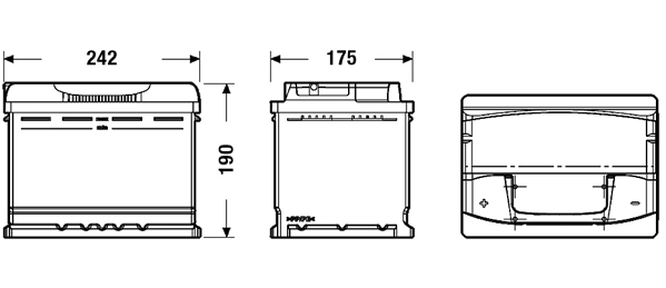 EXIDE EA601 PREMIUM *** Starter Battery for ALFA ROMEO ALPINE BOGDAN BUICK CHANGAN CHEVROLET CHEVROLET (SGM) CHRYSLER CITROËN DA