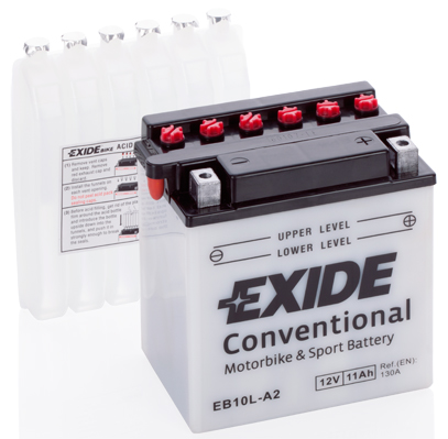 EXIDE EB10L-A2 EXIDE Conventional Starter Battery for GILERA KAWASAKI SUZUKI YAMAHA