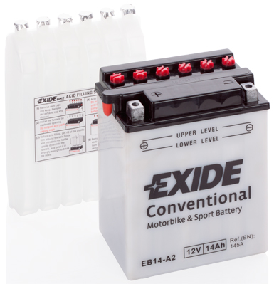 EXIDE EB14-A2 EXIDE Conventional Starter Battery for BIMOTA HONDA INDIAN