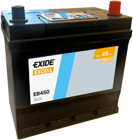 EXIDE EB450 EXCELL ** Starter Battery for ALPINE AUTO UNION BYD CITROËN DACIA HILLMAN HONDA HYUNDAI MARCOS MAZDA NISSAN PEUGEOT 