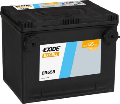 EXIDE EB558 EXCELL ** Starter Battery for BUICK CADILLAC CHEVROLET CHRYSLER DODGE JEEP LANCIA OLDSMOBILE PONTIAC
