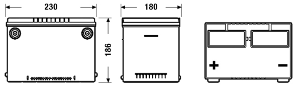 EXIDE EB608 EXCELL ** Starter Battery for BUICK CADILLAC CHEVROLET CHRYSLER DODGE JEEP LANCIA OLDSMOBILE PONTIAC