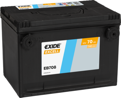 EXIDE EB708 EXCELL ** Starter Battery for BUICK CADILLAC CHEVROLET DFSK DODGE GMC HUMMER OLDSMOBILE PONTIAC SAAB