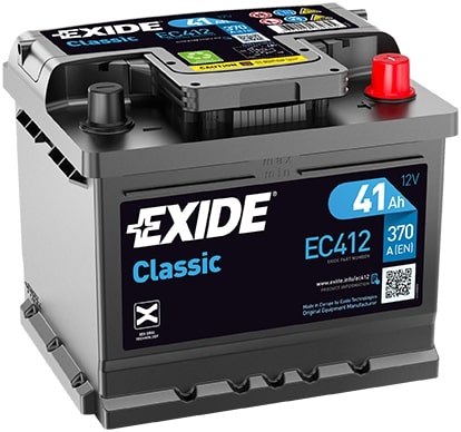 EXIDE EC412 CLASSIC * Starter Battery