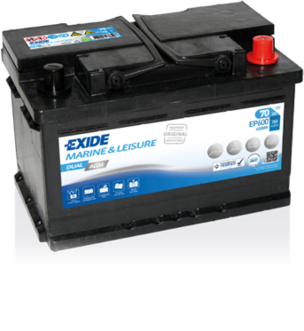 EXIDE EP600 EXIDE DUAL AGM Starter Battery