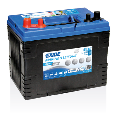 EXIDE EP650 EXIDE DUAL AGM Starter Battery