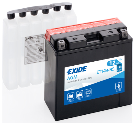 EXIDE ET14B-BS EXIDE AGM Starter Battery