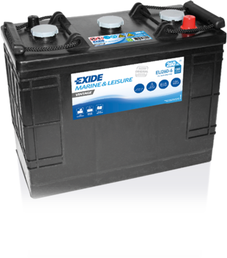 EXIDE EU260-6 EXIDE VINTAGE Starter Battery
