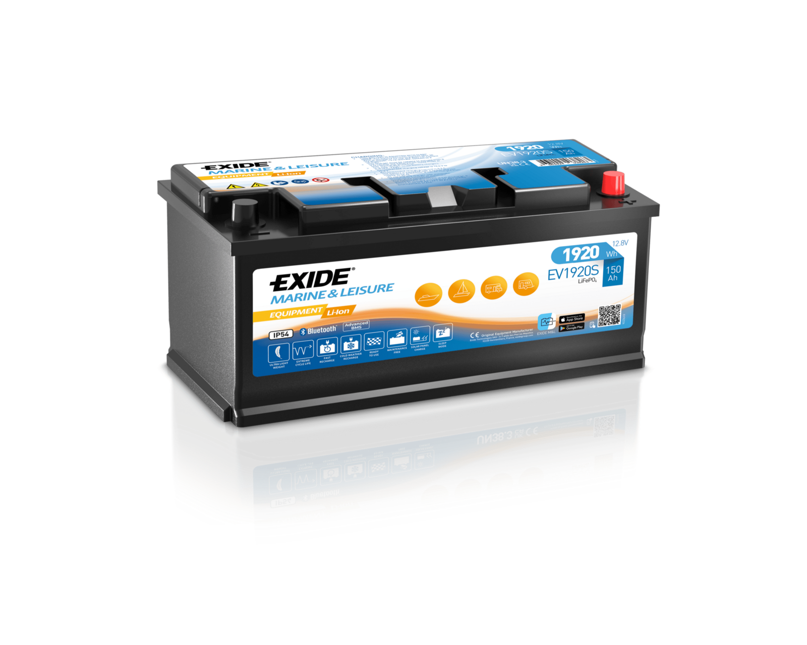 EXIDE EV1920S EXIDE Equipment Li-Ion Starter Battery