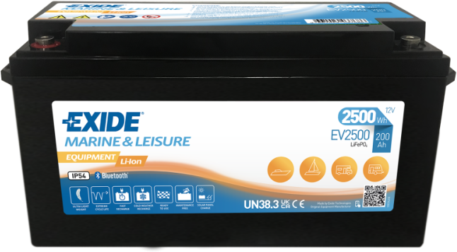 EXIDE EV2500S GEL Deep Cycle Battery
