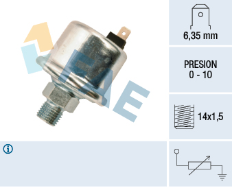 FAE 14630 Sensor, oil pressure