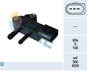 FAE 16120 Αισθητήρας, πίεση καυσαερίων for MAZDA MITSUBISHI PEUGEOT SUBARU