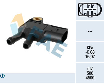 FAE 16127 Αισθητήρας, πίεση καυσαερίων for MERCEDES-BENZ