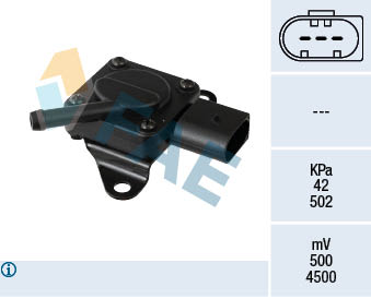 FAE 16145 Sensor, exhaust pressure