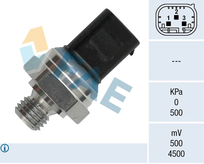 FAE 16156 Αισθητήρας, πίεση καυσαερίων for MERCEDES-BENZ