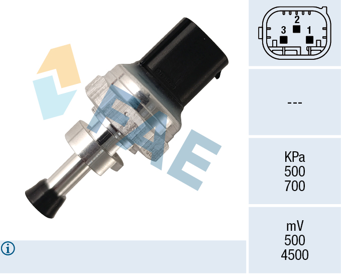 FAE 16167 Αισθητήρας, πίεση καυσαερίων for DACIA NISSAN RENAULT