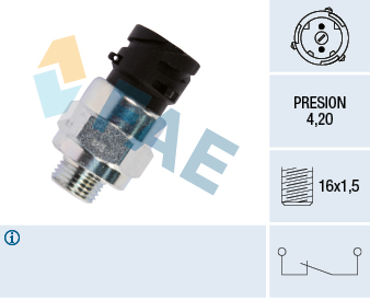 FAE 18124 Sensor, compressed-air system