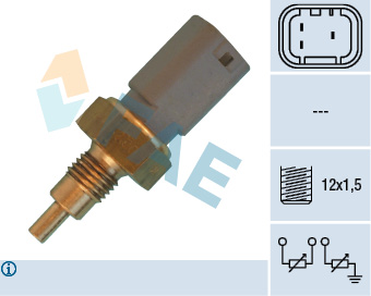 CALORSTAT by Vernet WS2543 Sensor, motortemperatur