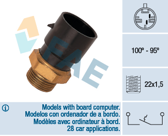 EPS 1.850.682 Made in Italy - OE Equivalent Temperaturbryter, kjølevifte