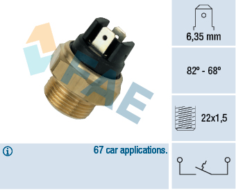 FAE 37350 Termocontatto,...