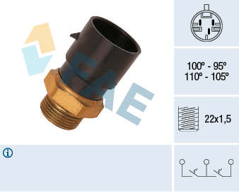 FAE 38030 Temperaturbryter,...