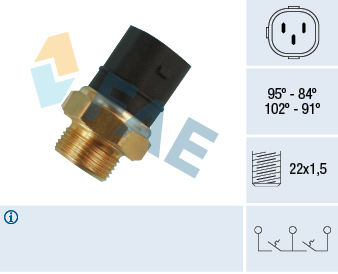 FAE 38180 Termocontatto,...