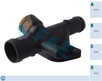 FAE 54383 Coolant Flange for AUDI SKODA VW
