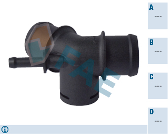 FAE 54384 Coolant Flange for AUDI SEAT VW