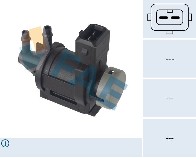 FAE 56061 Valve, secondary air system for AUDI SEAT SKODA VW
