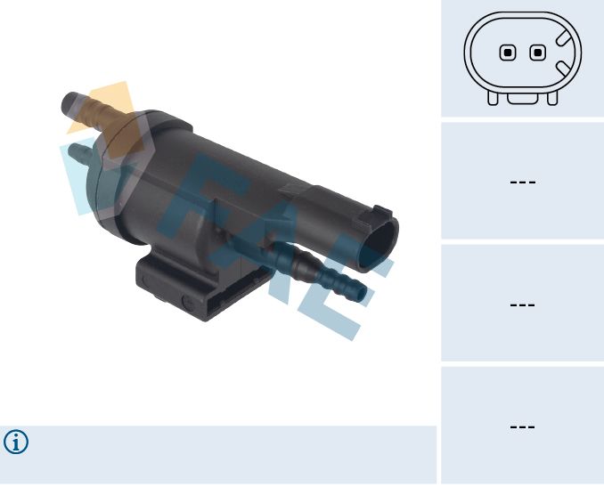 FAE 56063 Valve, secondary air system for DODGE JEEP MERCEDES-BENZ