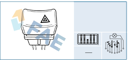 FAE 61270 ключ за аварийни...