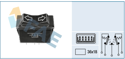 FAE 62550 Interruttore,...