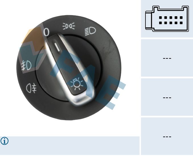 FAE 64035 Switch, headlight