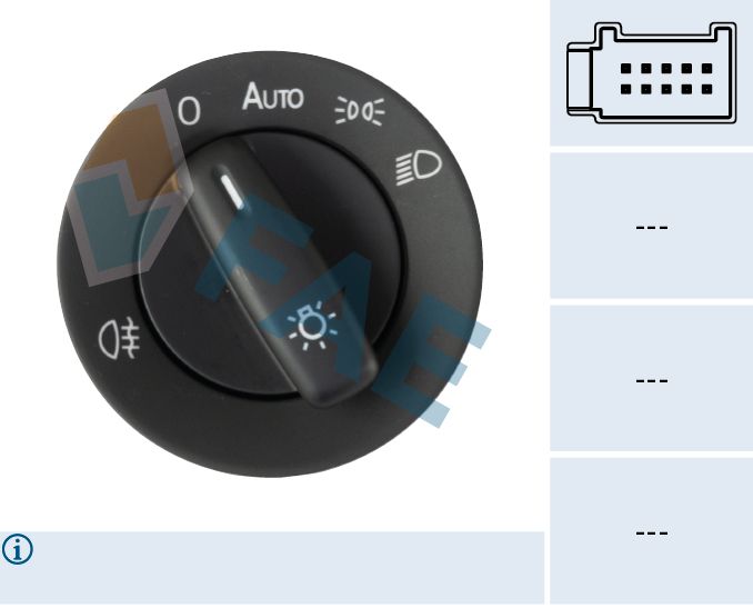 FAE 64039 Switch, headlight