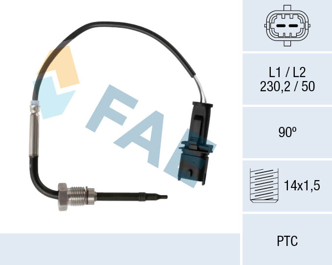 NRF 707024 EASY FIT Sensor, eksostemperatur